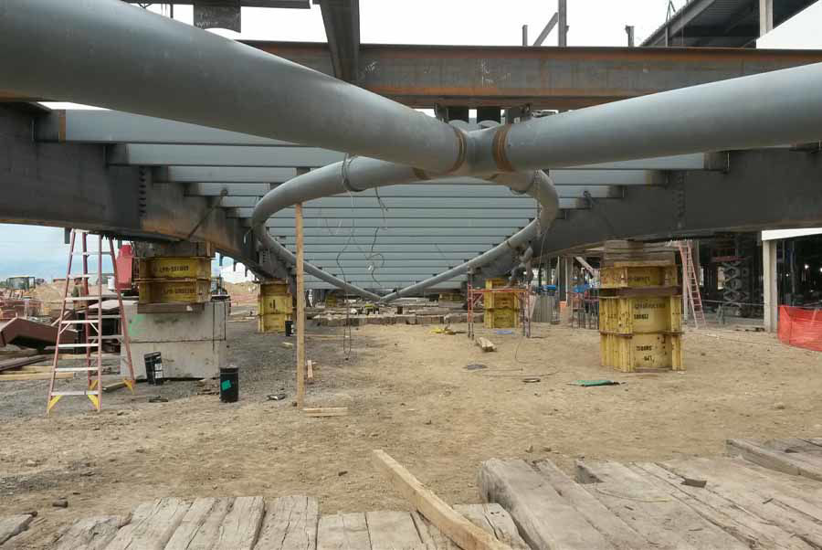 Curved Steel Creates Signature Roof Arch for UC Health Longs Peak Hospital in Longmont, CO.